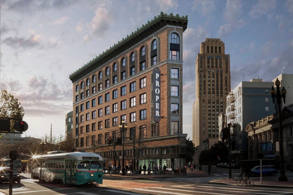 San Francisco Proper Hotel stylish boutique stay with rooftop bar and modern design