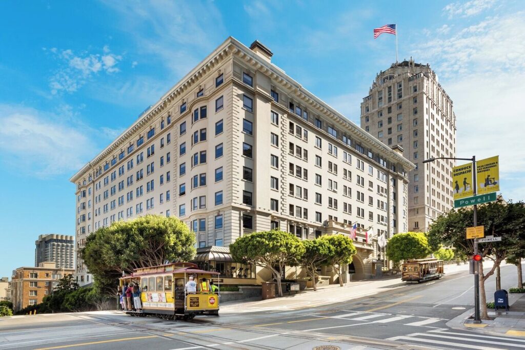 Stanford Court San Francisco modern hotel on Nob Hill near cable car lines