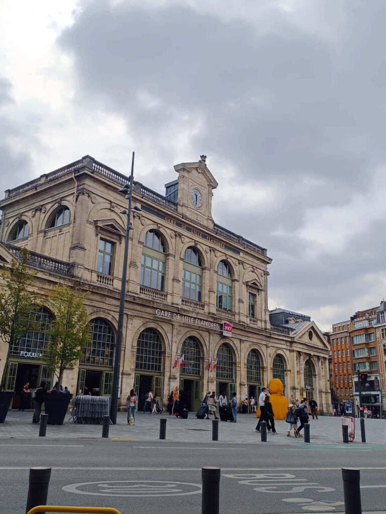 Modern Euralille area near Lille train station