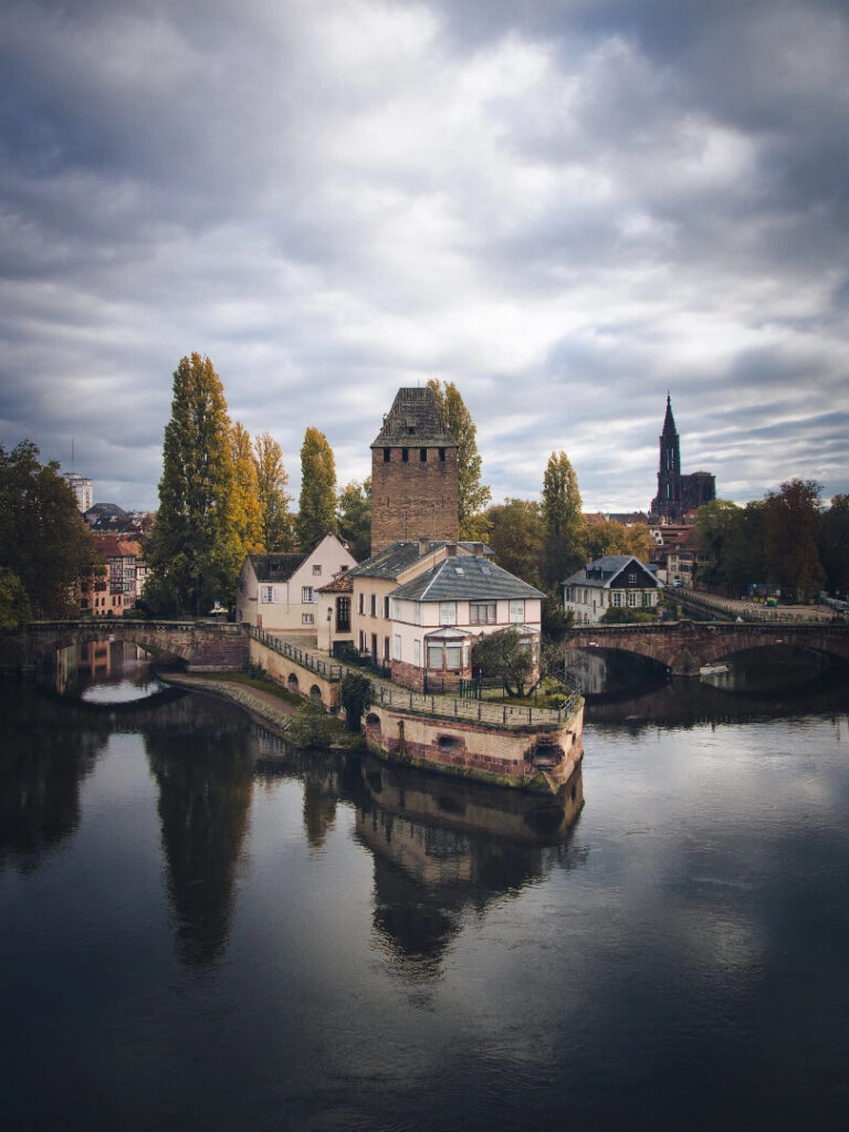 Hotels and buildings in Strasbourg historic center