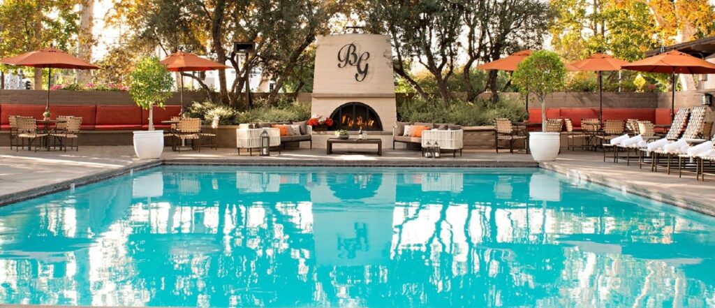 The Garland North Hollywood hotel with outdoor pool and retro design
