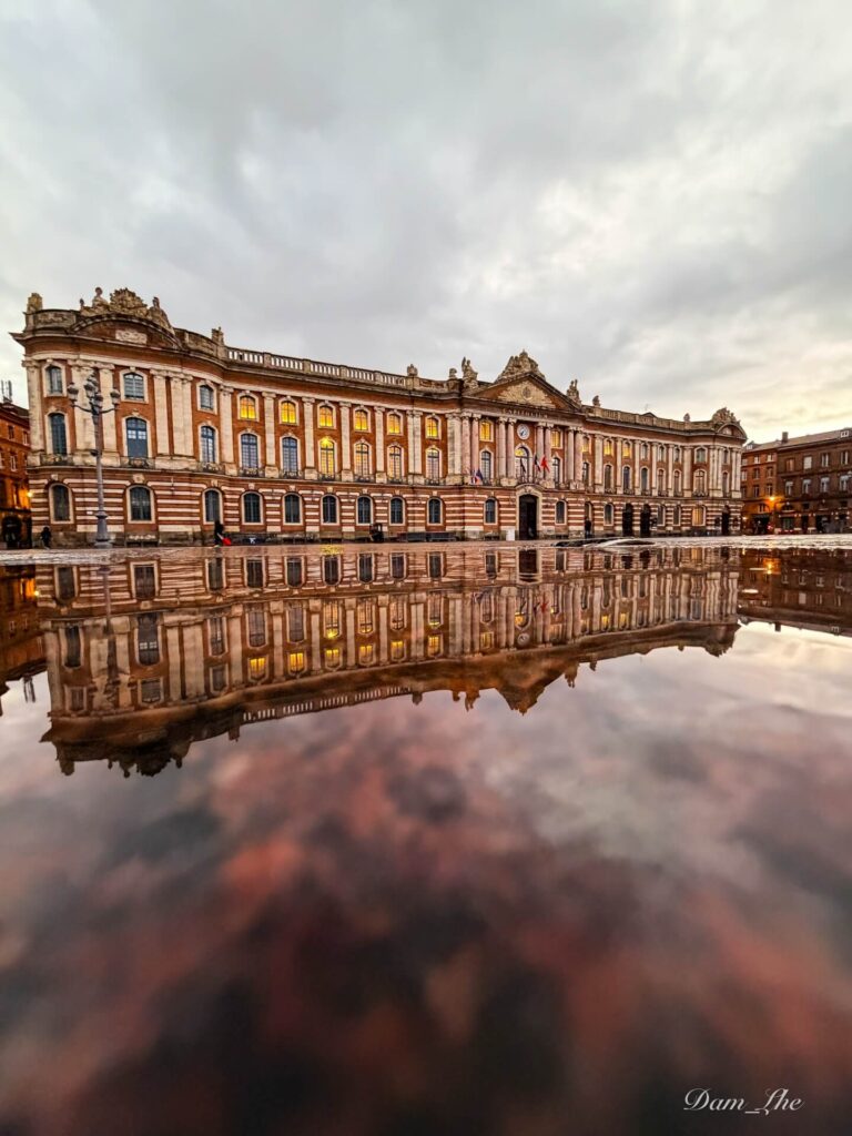 Place du Capitole in Toulouse during a quiet morning with soft light