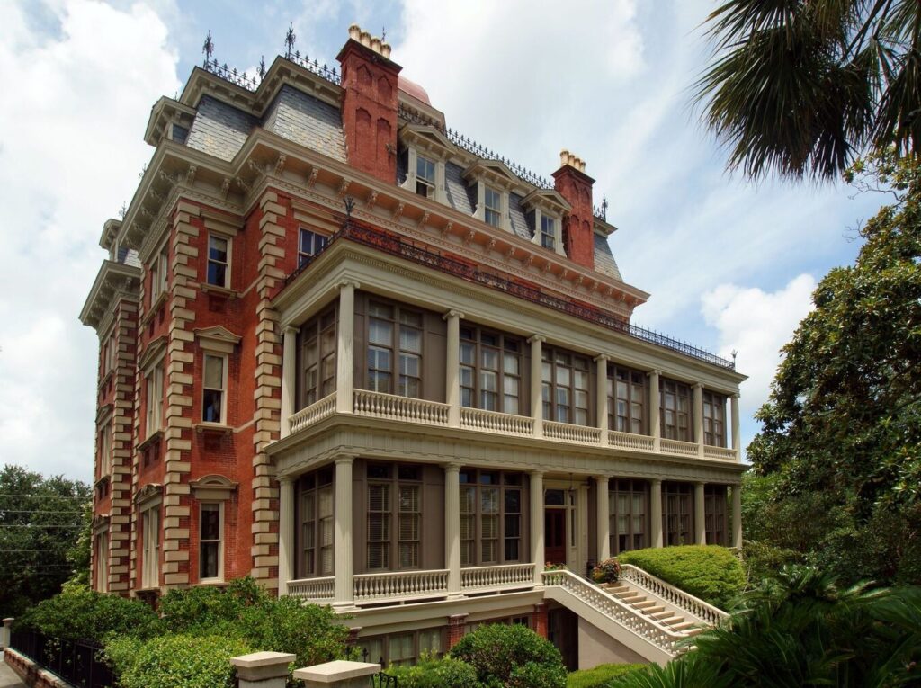 Wentworth Mansion historic luxury hotel in Charleston with Victorian architecture