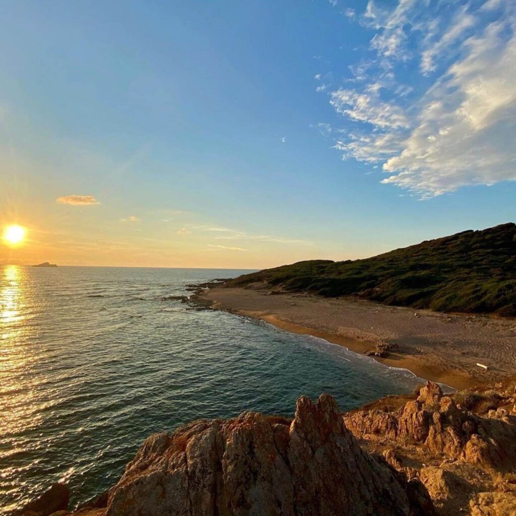 Beaches in Ajaccio including Saint François, Trottel, and Capo di Feno