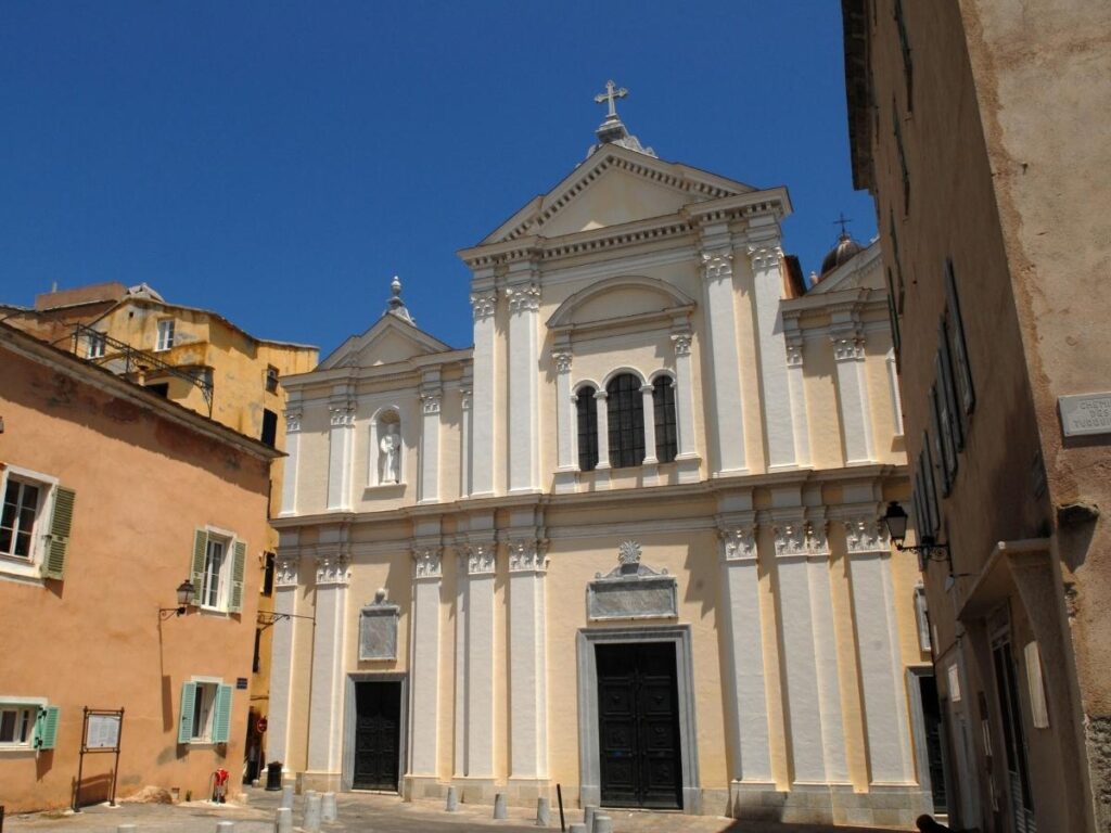 Bastia Cathedral Sainte Marie located within the citadel area
