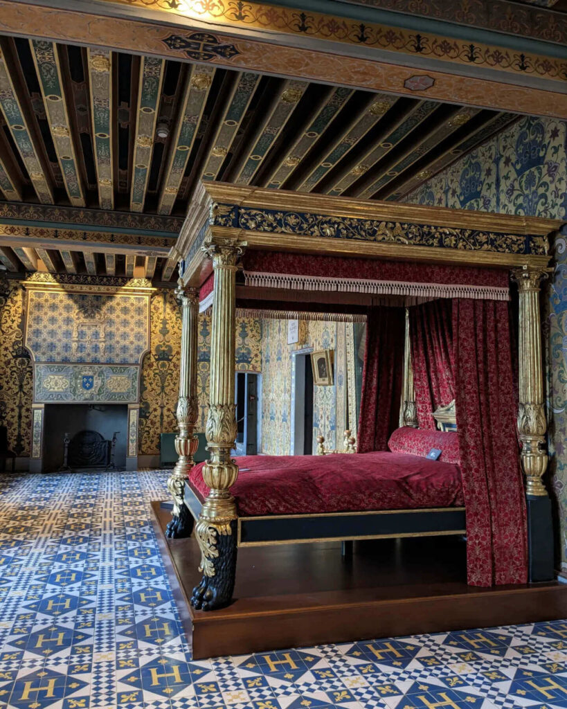 Interior rooms inside Château Royal de Blois France