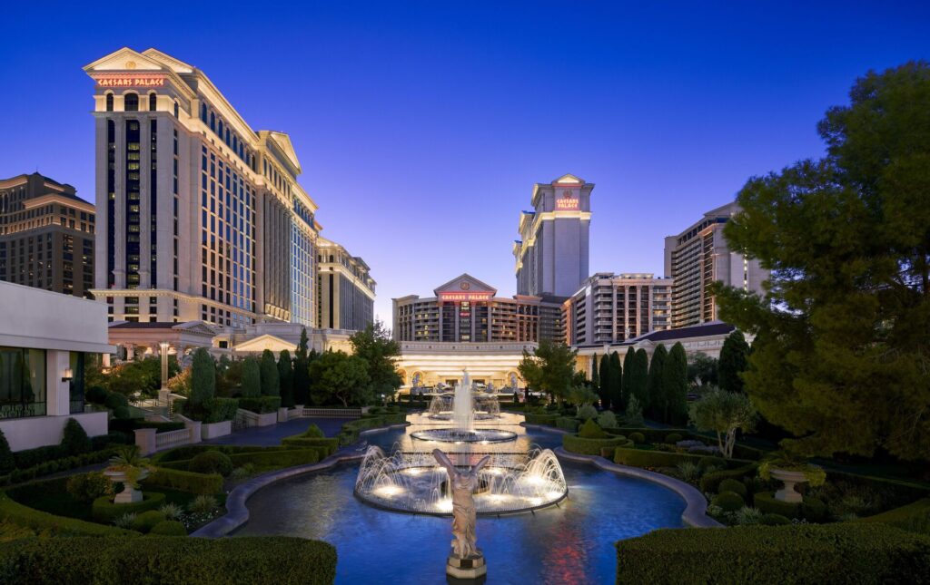 Garden of the Gods pool oasis at Caesars Palace