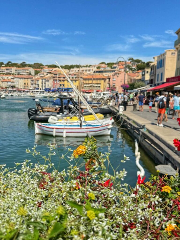 Quiet moment by the water in Cassis showing a slower pace of travel