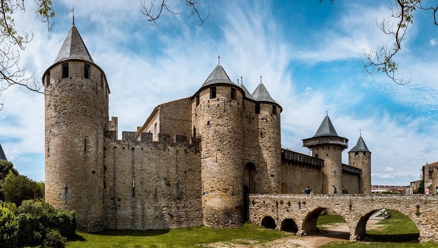 Château Comtal inside Carcassonne medieval fortress