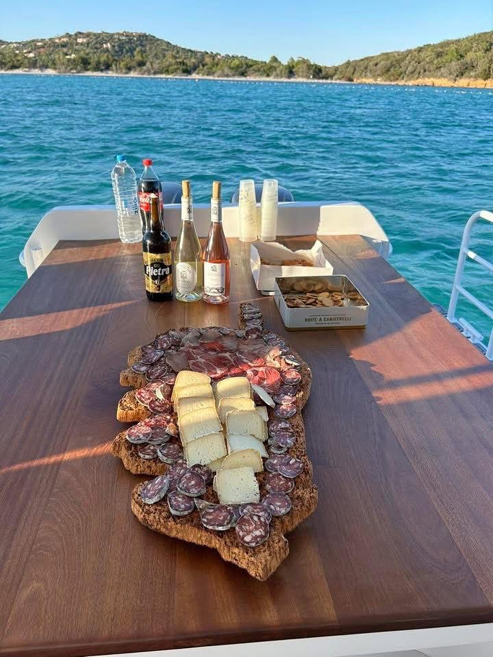 Corsican charcuterie, cheese and local food served in Porto Vecchio
