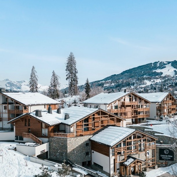 Walkable streets in Megève village