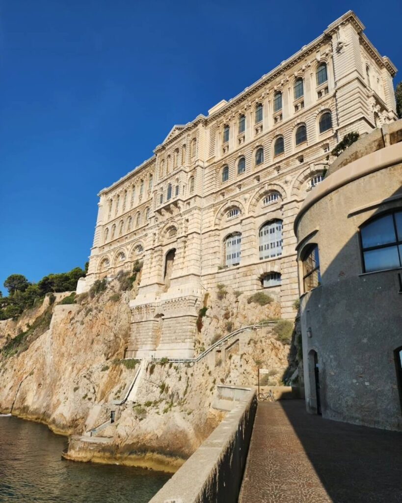 View from Prince's Palace overlooking Monaco and harbor