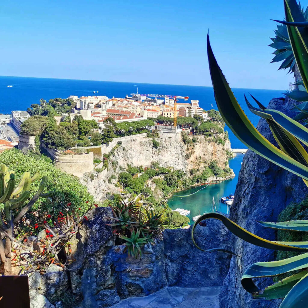 Monaco city view during spring with clear weather and fewer crowds