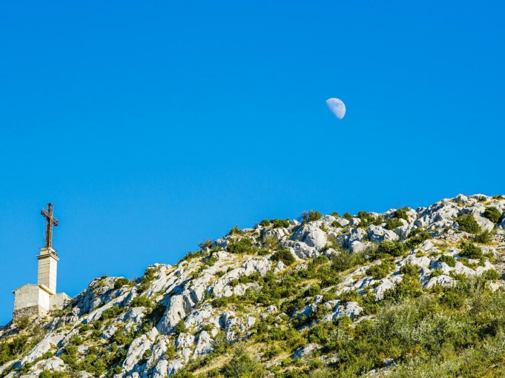 Montagne Sainte-Victoire near Aix-en-Provence with scenic landscape view