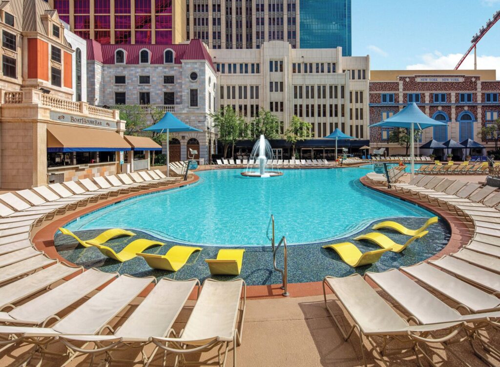 New York themed skyline hotel on Las Vegas Strip