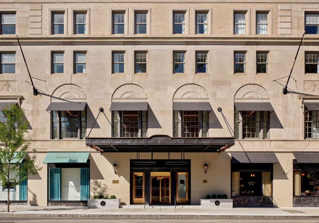 The Newbury Boston hotel overlooking Public Garden in Back Bay