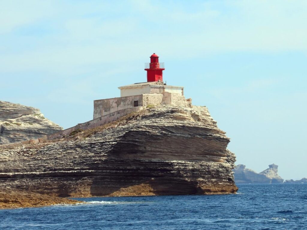 Coastal view from Pertusato Lighthouse near Bonifacio