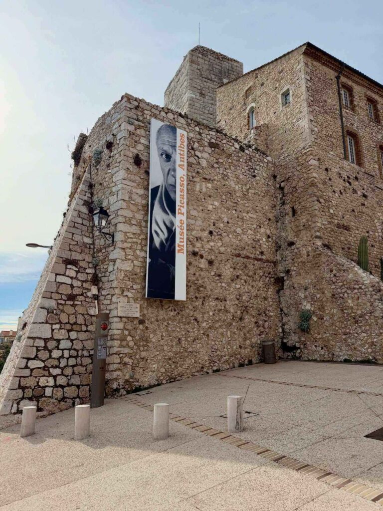 Historic building of Picasso Museum in Antibes