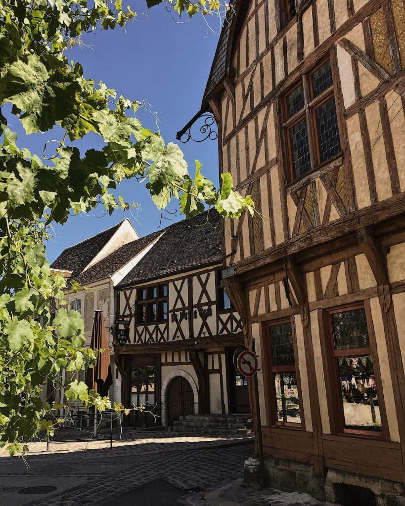 Provins during summer with more visitors and lively streets