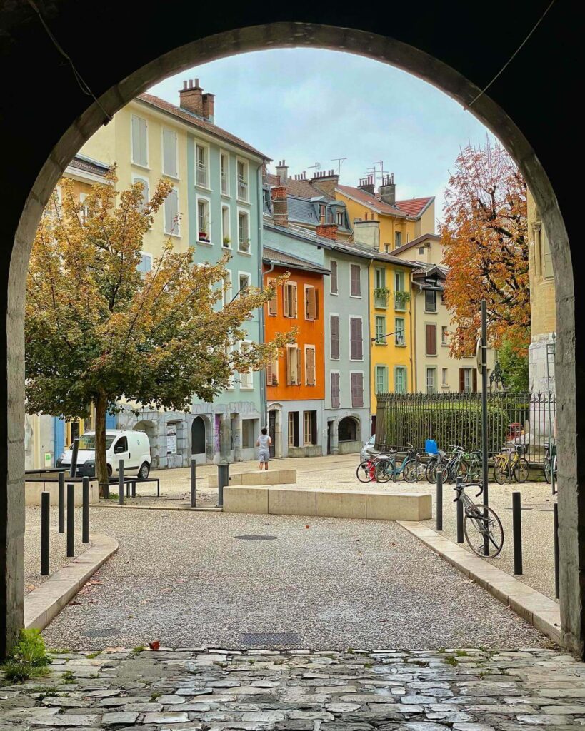 View of Grenoble from the Saint Laurent area