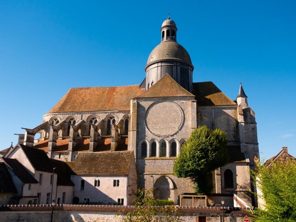 Saint-Quiriace Church in Provins with its large dome