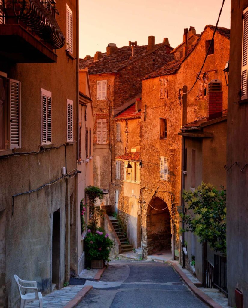 Old town and beachfront areas in Ajaccio for accommodation options