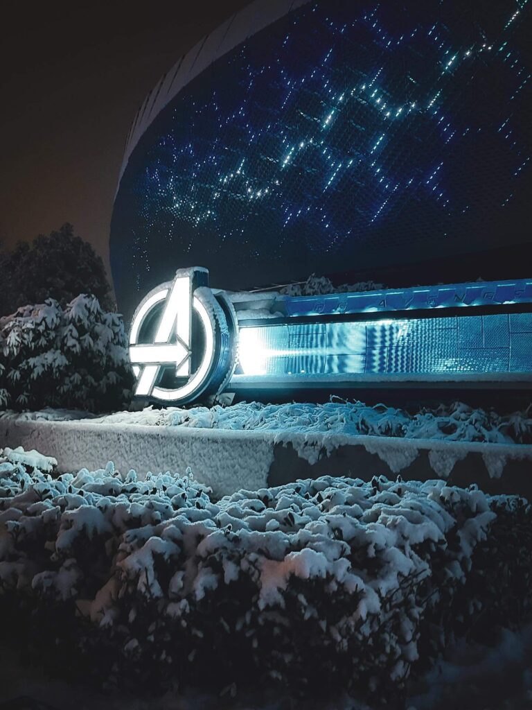 Avengers Campus area at Walt Disney Studios Park