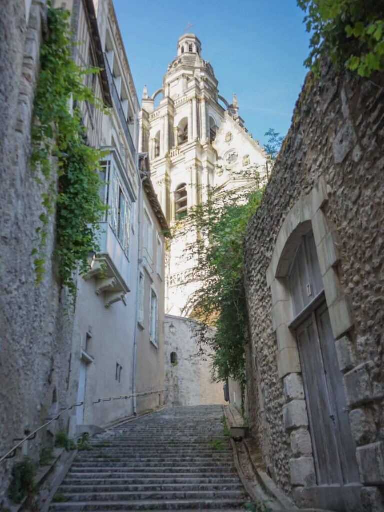 Historic center of Blois in France