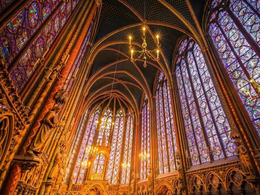 Candlelit concert inside Sainte-Chapelle in Paris