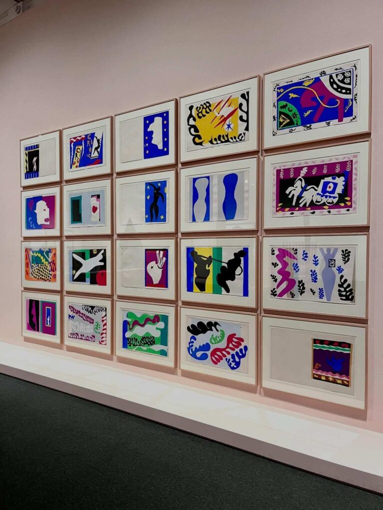 Contemporary art gallery inside Centre Pompidou museum