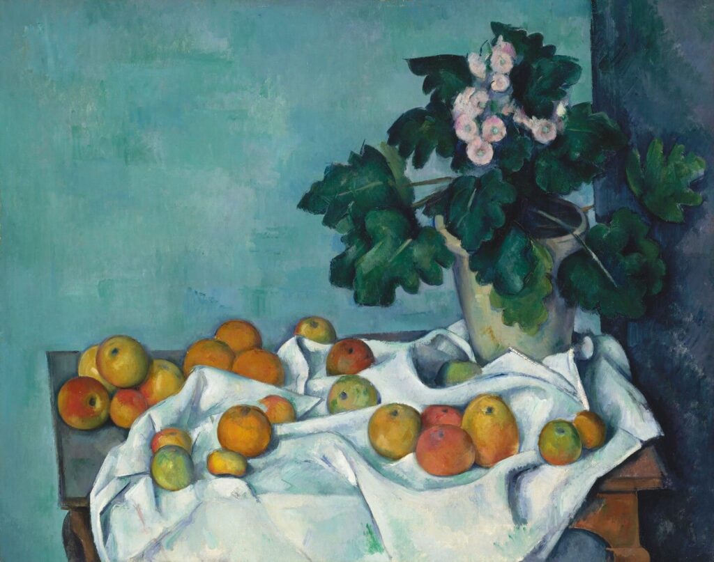 Cézanne still life painting at Musée de l'Orangerie