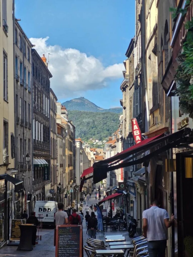 Clermont-Ferrand city center near Vulcania theme park