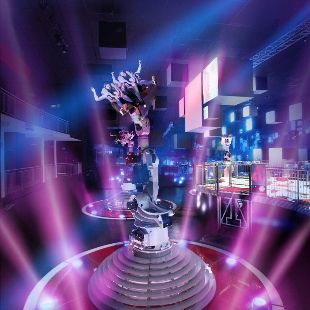 Dances with Robots attraction at Futuroscope