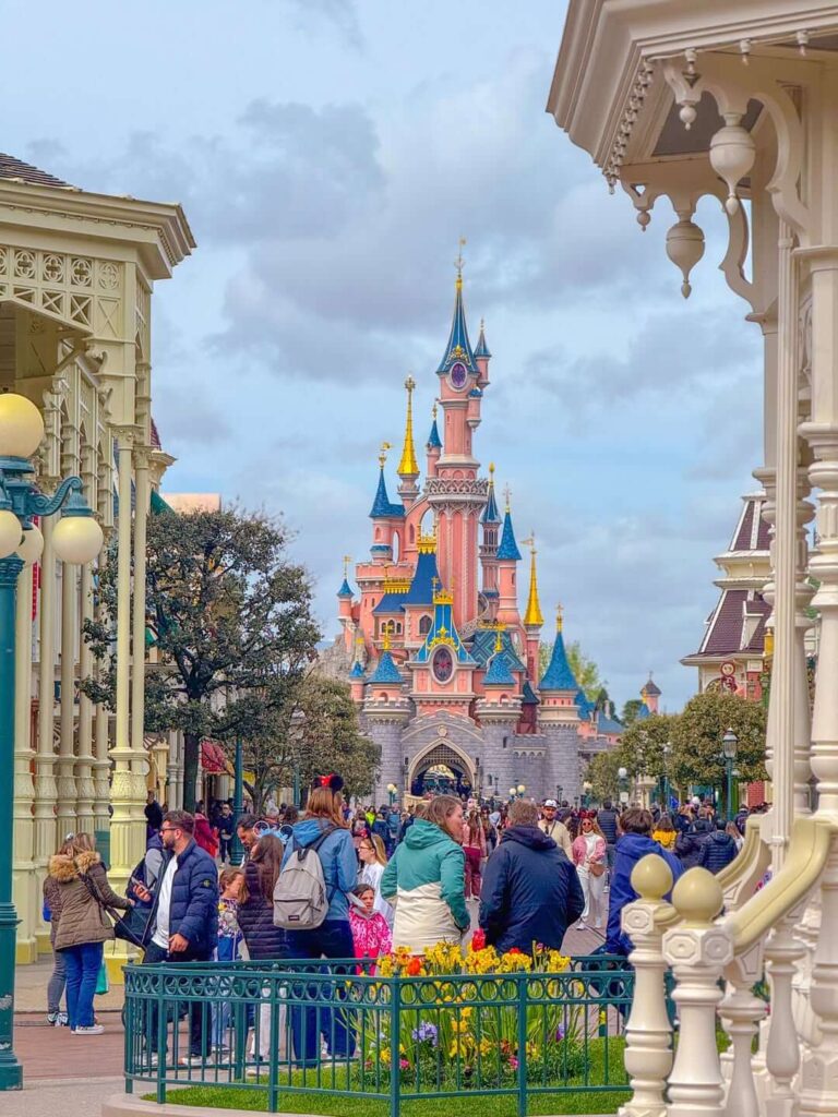 Sleeping Beauty Castle inside Disneyland Park Paris