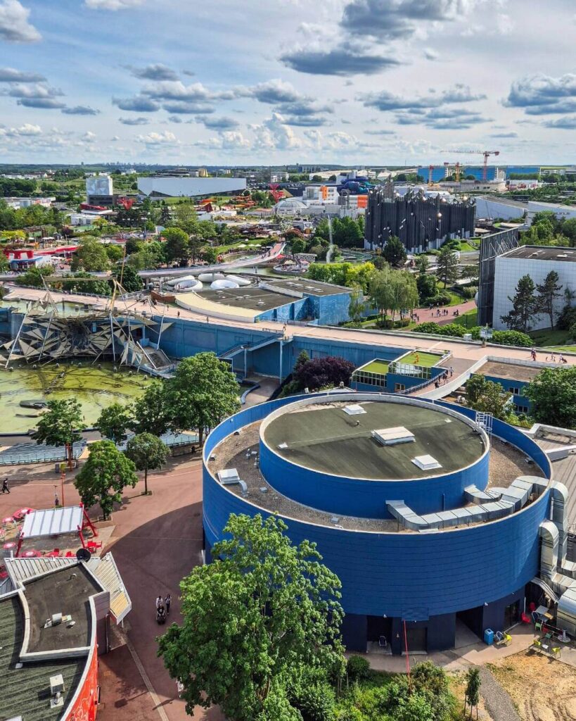 Springtime at Futuroscope theme park in France