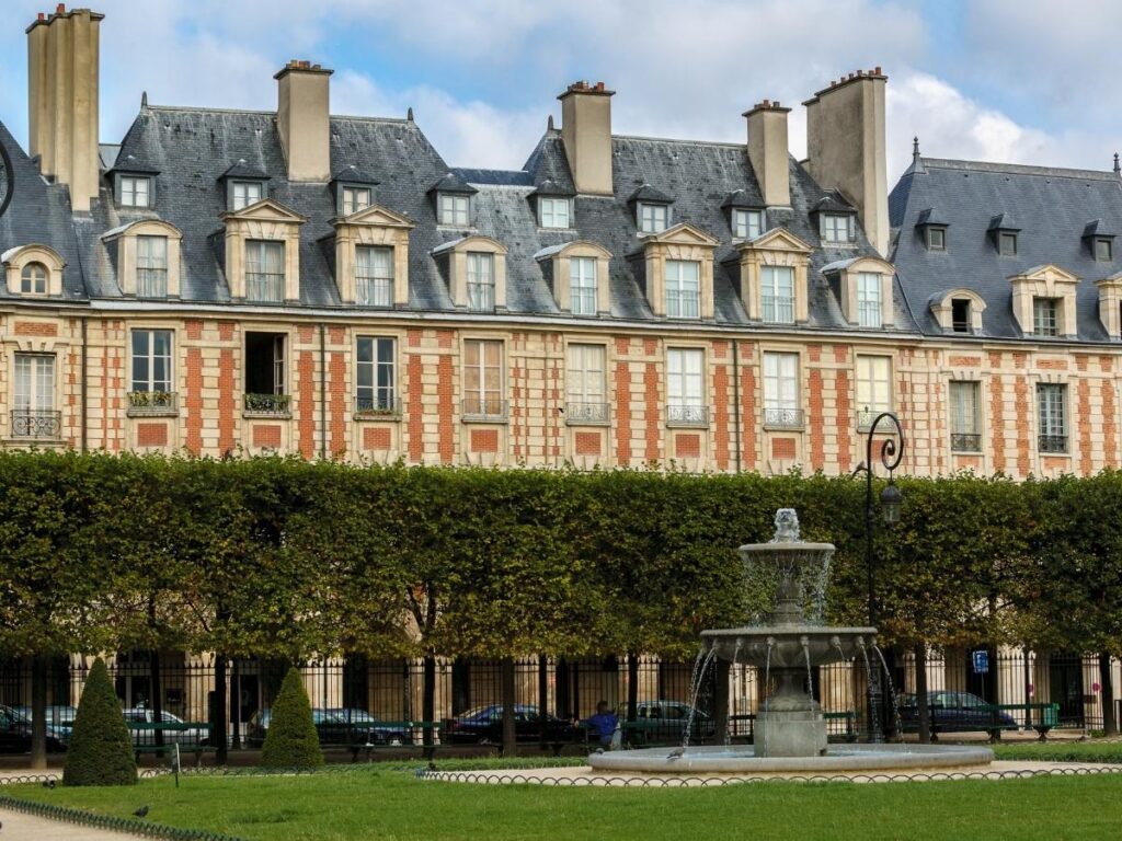 Historic interior rooms of Hôtel Salé in Le Marais Paris