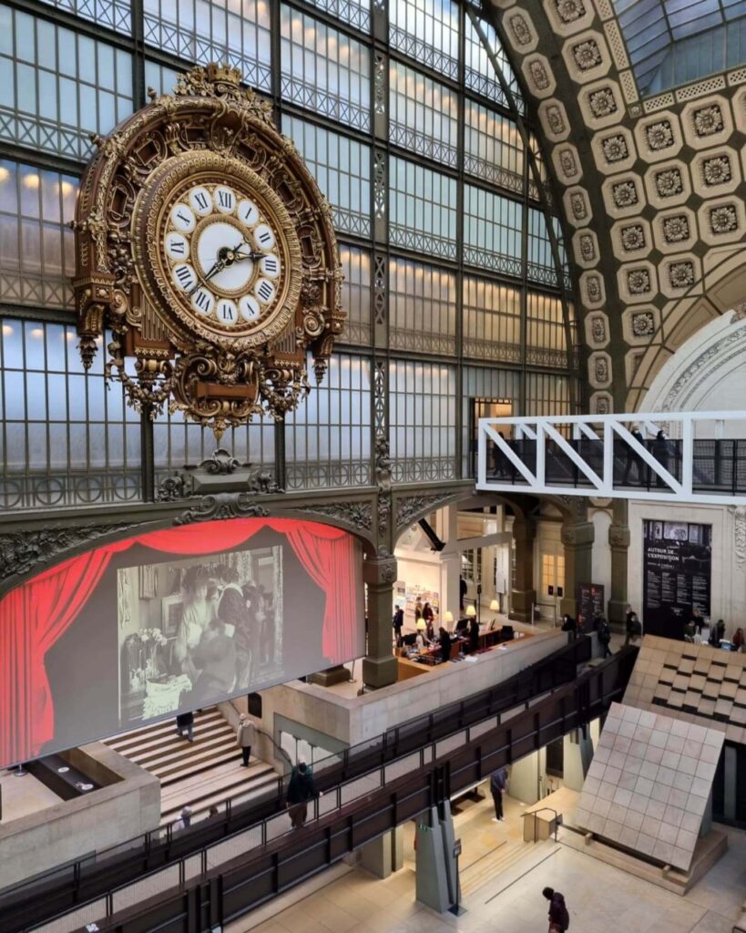 interior inside Musée d'Orsay Paris