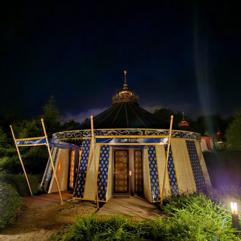 Renaissance-inspired Le Camp du Drap d'Or hotel at Puy du Fou