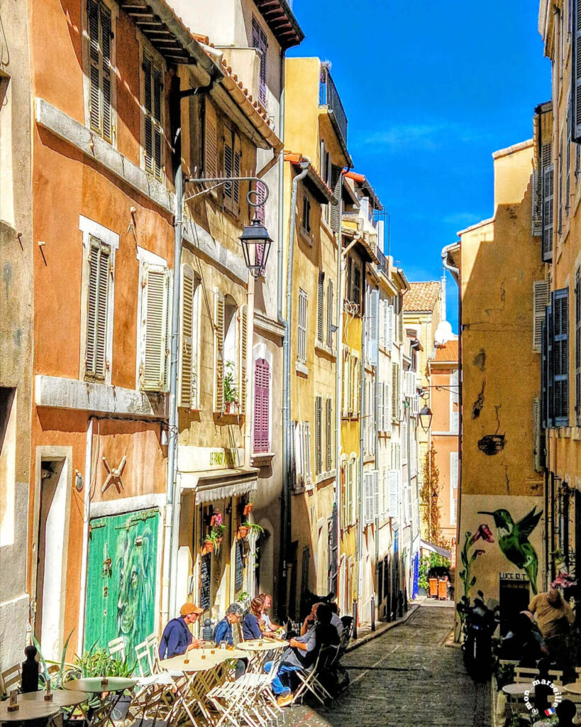 Streets of Le Panier in Marseille