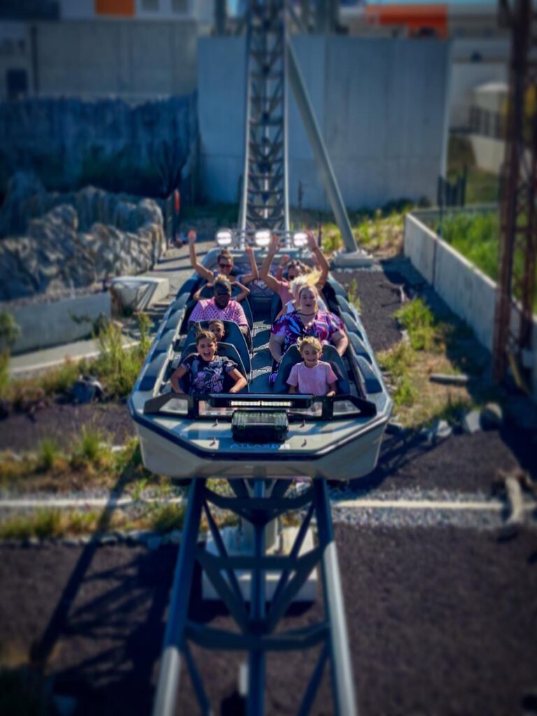 Mission Bermudes water attraction at Futuroscope
