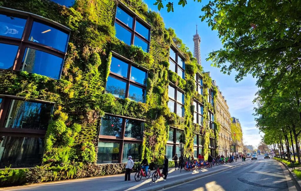 Musée du quai Branly located near the Eiffel Tower