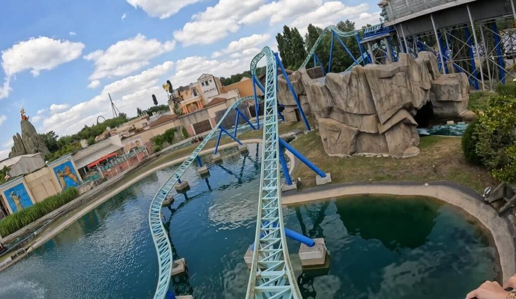 Pégase Express family roller coaster at Parc Astérix