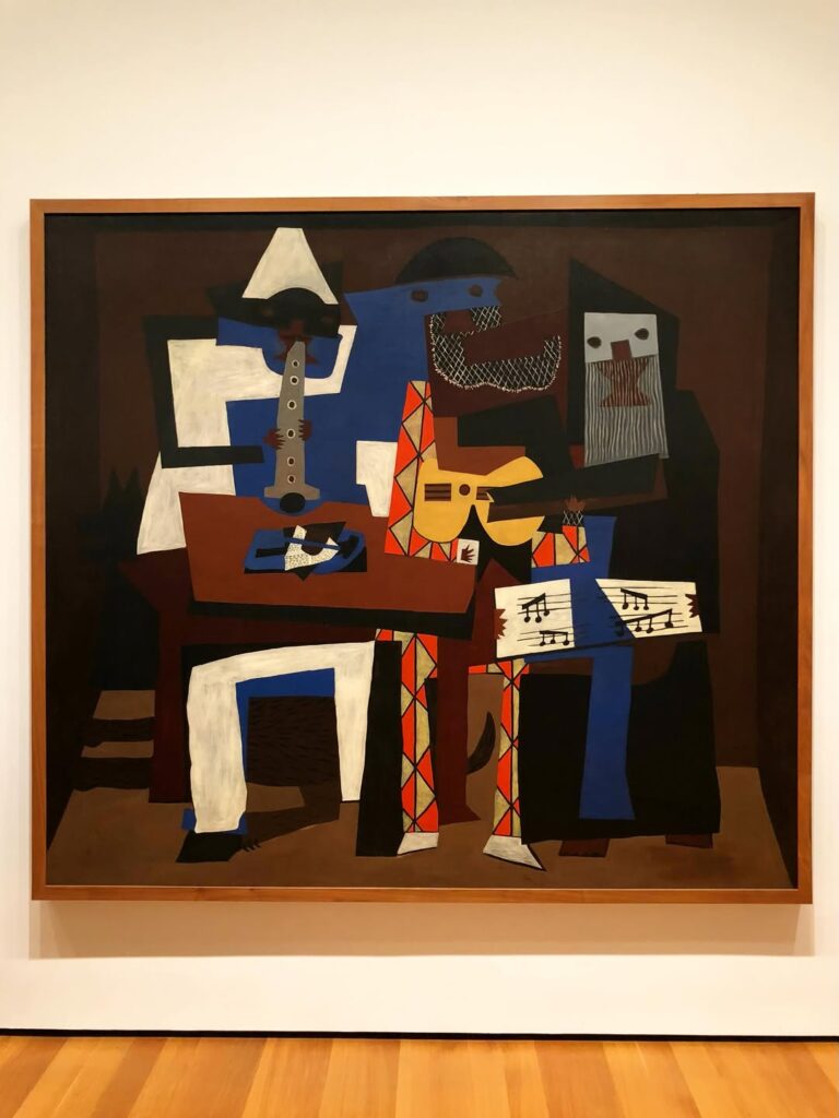 Cubist artwork by Pablo Picasso displayed inside the museum