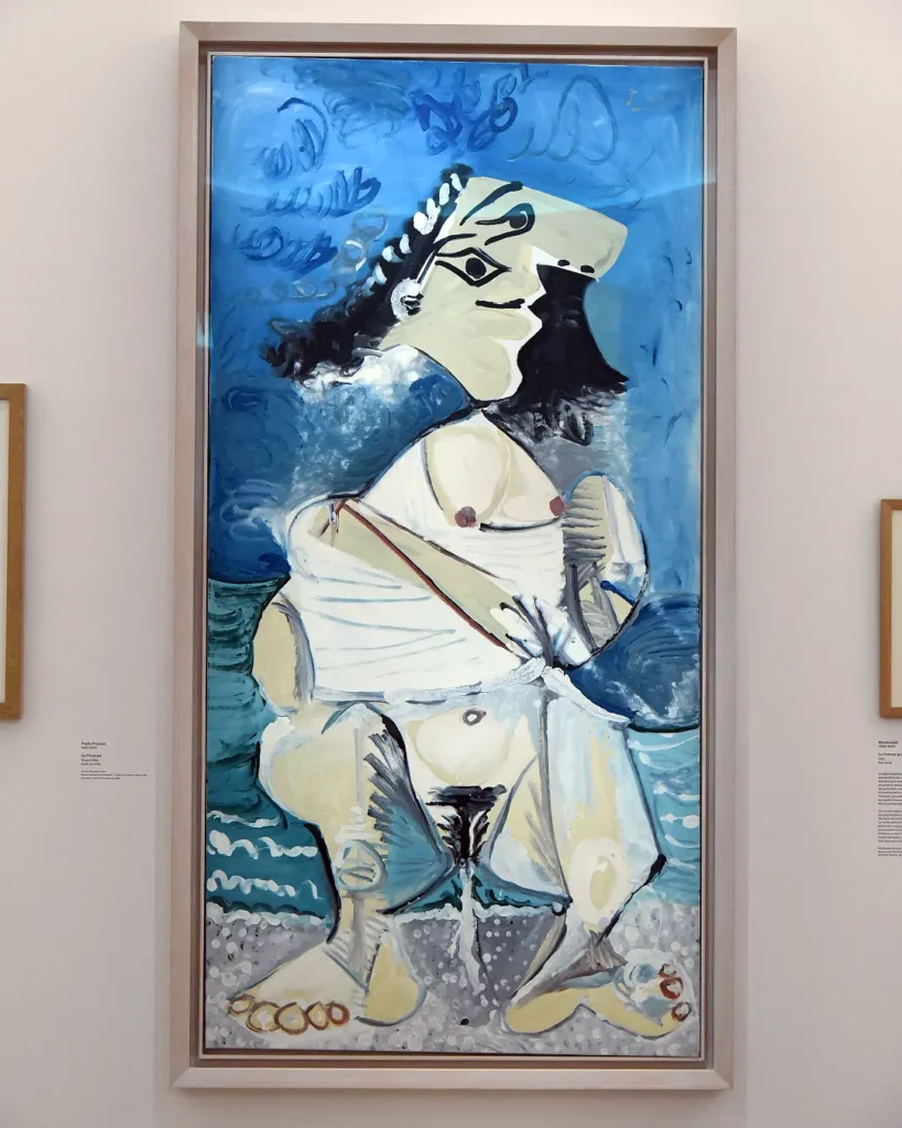 Artwork from Picasso’s personal collection inside the museum
