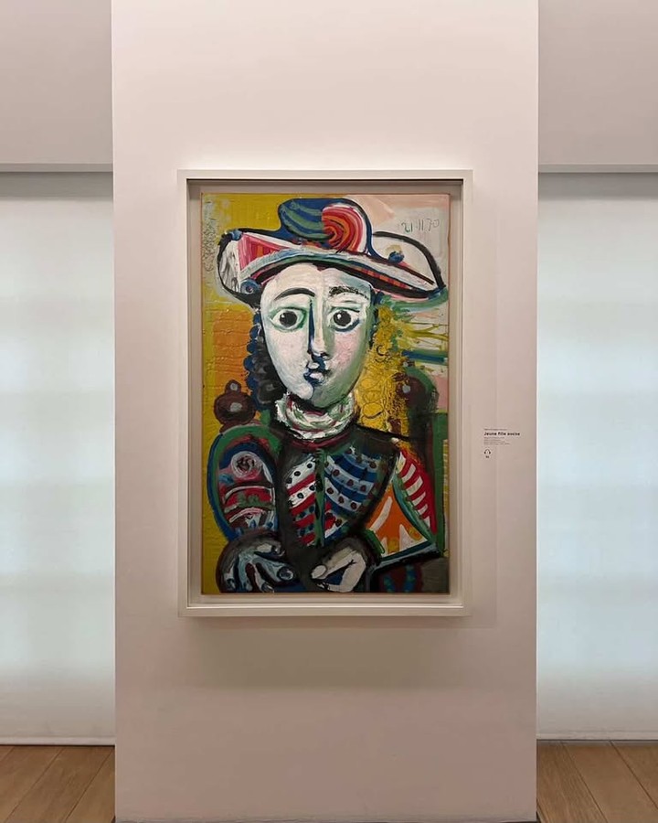 Picasso sketches and unfinished studies displayed inside Musée Picasso
