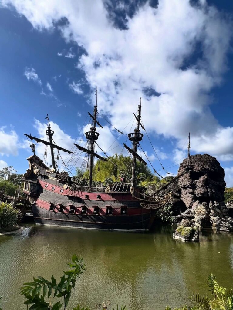 Pirates of the Caribbean attraction at Disneyland Paris