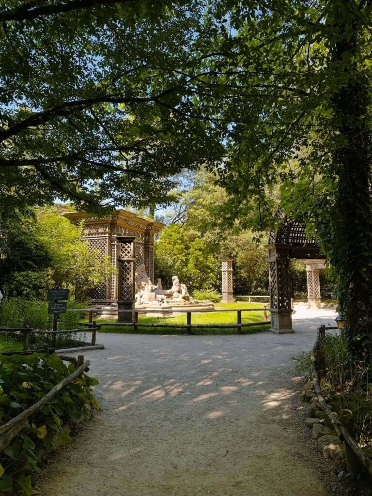 Peaceful village area inside Puy du Fou France