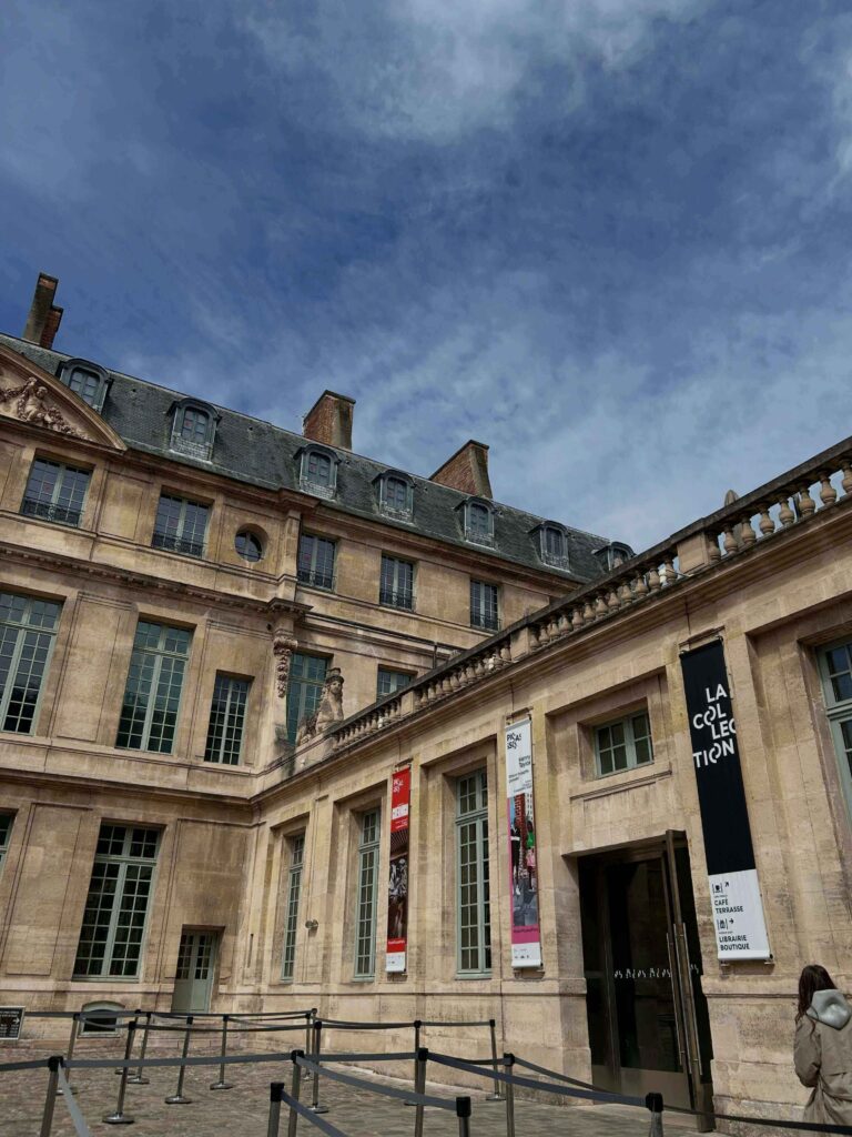 Quiet morning atmosphere inside Musée Picasso Paris