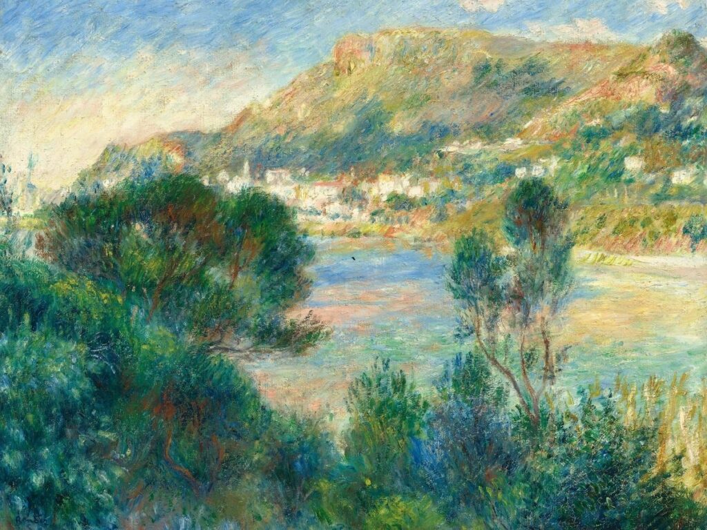 Renoir portrait displayed inside Musée de l'Orangerie