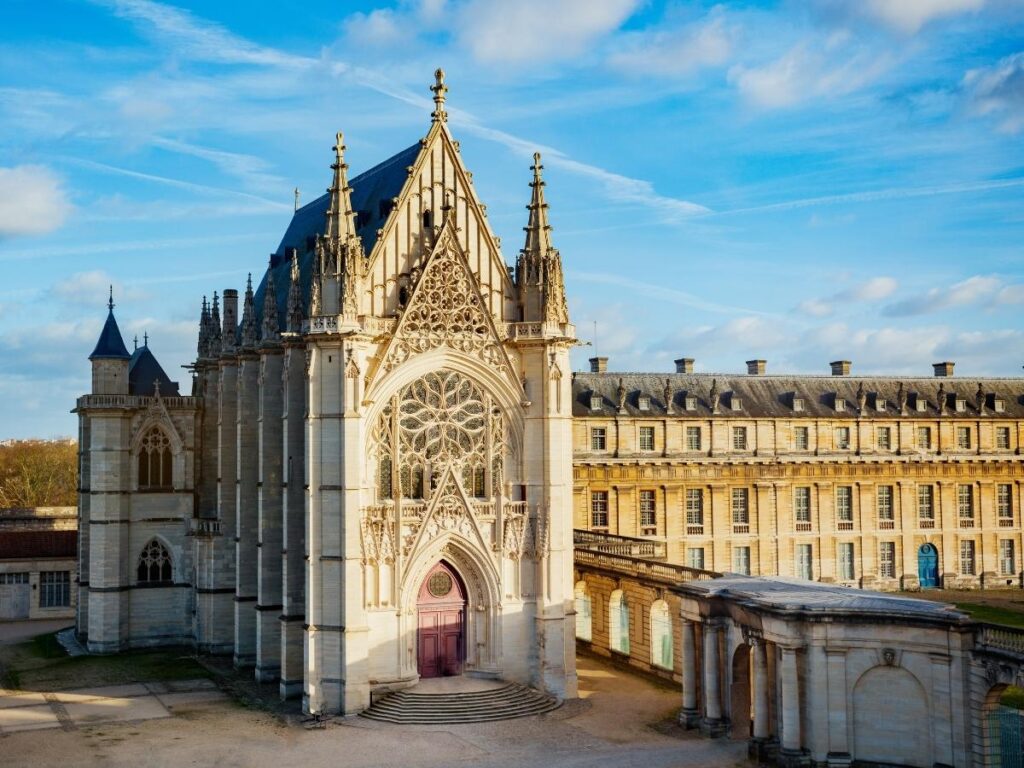 Gothic exterior of Sainte-Chapelle in Paris